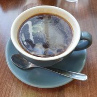 Americano at The Flame Tree Cafe in Dundee