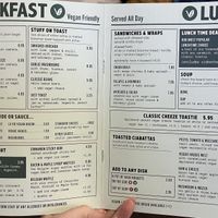 Menu Jan ‘26  at The Flame Tree Cafe in Dundee