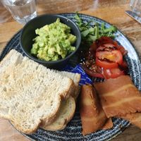Avo smash at The Flame Tree Cafe in Dundee