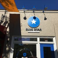 Outside at Blue Star Donuts - 23rd in Portland