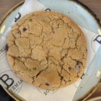 Vegan lemon and pistachio cookie  at Bohemia in St Neots
