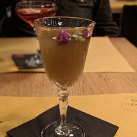 Delicious cocktail (Dec 2018) at Veganic in Krakow