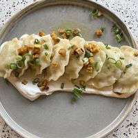 Pierogi   at Veganic in Krakow