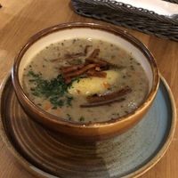 Żurek- traditional polish soup, vegan version #Veganuary at Veganic in Krakow