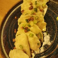 Tofu and potato pierogi at Veganic in Krakow