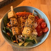 Buddha bowl  at Veganic in Krakow