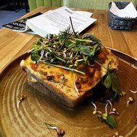 Croque madame  at Veganic in Krakow