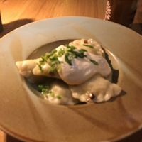 Vegan pierogi   at Veganic in Krakow