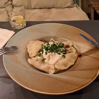 Main pierogi - very good at Veganic in Krakow