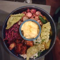 Buddha bowl at Veganic in Krakow