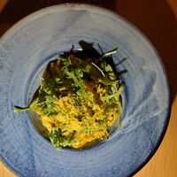 Tagliatelle with foraged mushrooms in pumpkin sauce at Veganic in Krakow