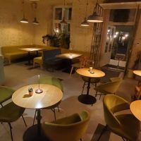 Cozy interior at Veganic in Krakow