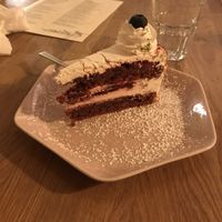 Cake  at Veganic in Krakow