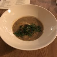 Soup  at Veganic in Krakow