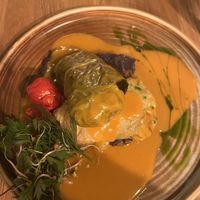 Cabbage rolls   at Veganic in Krakow