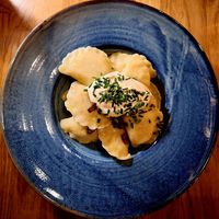 Pierogi at Veganic in Krakow