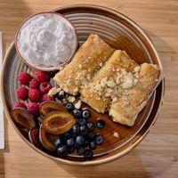 Pancakes at Veganic in Krakow