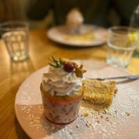 Dessert😋  at Veganic in Krakow