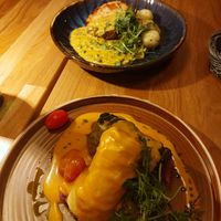 Main meal at Veganic in Krakow