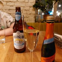 Drinks at Veganic in Krakow