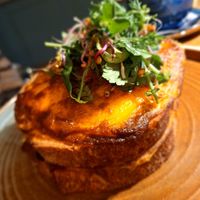 Breakfast menu- Super filling delicious grilled cheese at Veganic in Krakow