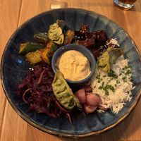 Buddha bowl  at Veganic in Krakow