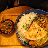 Thaï stew at Veganic in Krakow