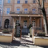 How's that for an entrance? at Veganic in Krakow