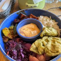 Teriyaki bowl  at Veganic in Krakow