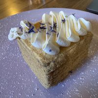 Polish cream cake   at Veganic in Krakow