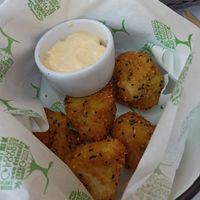 Crispy cauliflower Wings at Veganic in Krakow