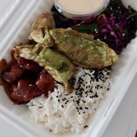 fusion buddha bowl  at Veganic in Krakow