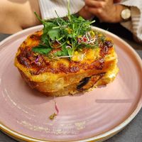 Croque Madame at Veganic in Krakow