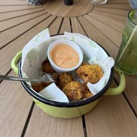 Crispy cauliflower wings  at Veganic in Krakow