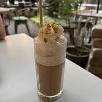 Pistaccio Latte  at Veganic in Krakow