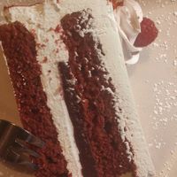 Red velvet at Veganic in Krakow