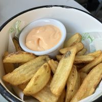 Fries  at Veganic in Krakow