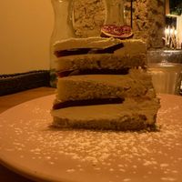 Forest moss cake  at Veganic in Krakow