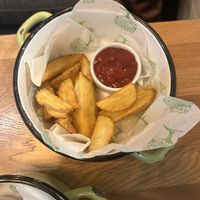 Chips! These were genuinely the best chips I’ve ever had ??!?  at Veganic in Krakow