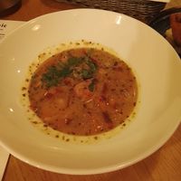 Sour rye soup at Veganic in Krakow