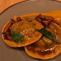 Vegan ravioli at Veganic in Krakow