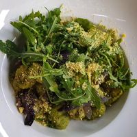 The vegan gnocchi at Veganic in Krakow