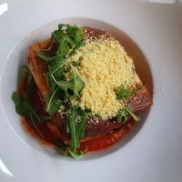 The lasagne at Veganic in Krakow