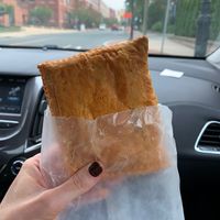 Jamaican patty this is the move yumm so flakey  at Fire & Spice Vegan Restaurant - Capitol Ave in Hartford