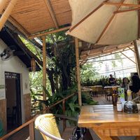 Live music patio.  at Casa Raw in Sao Paulo