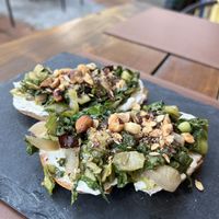 Bruschetta appetizer is top notch   at Casa Raw in Sao Paulo