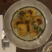 Nhoque de mandioquinha  at Casa Raw in Sao Paulo