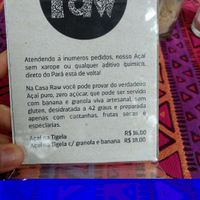 açaí at Casa Raw in Sao Paulo