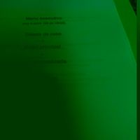 menu at Casa Raw in Sao Paulo