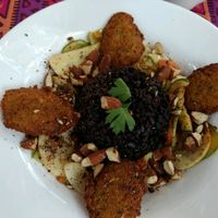 Falafel at Casa Raw in Sao Paulo